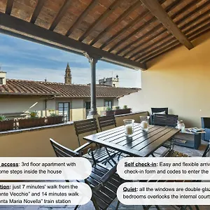Buonarroti Big With Terrace In Oltrarno Apartment Florence